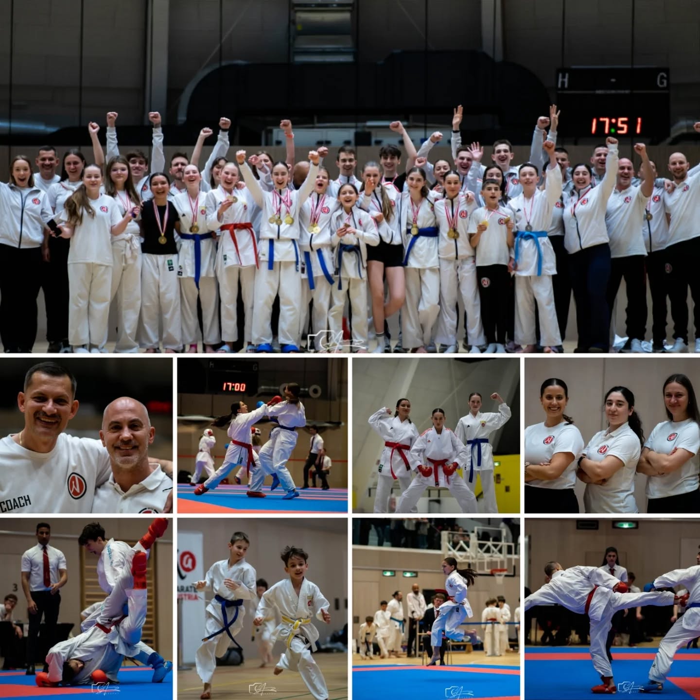 Mitglieder des Nippon Karate Club Wien
