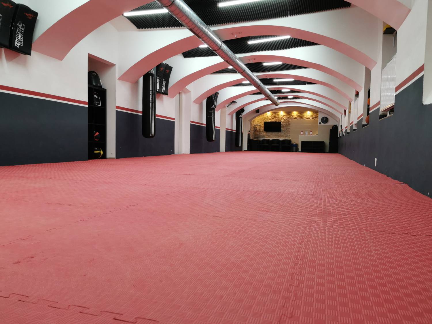 Die Trainingshalle nach dem Umbau