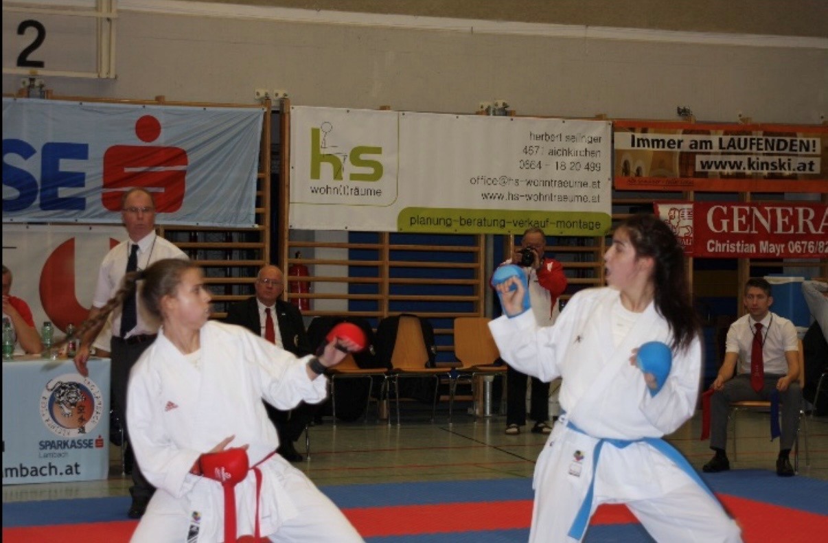 Monika Aleksic, Trainerin im Nippon Karate Club Wien